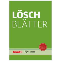 Löschblattblock | A4, 6 Blatt, grün