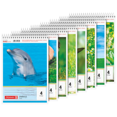 Schulblock | A5, Lineatur 4, 40 Blatt, sortiert