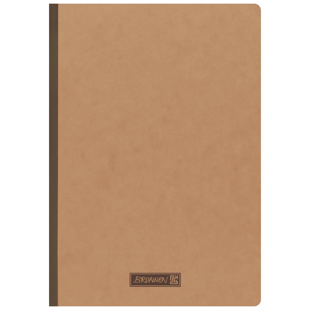 Notizbuch Premium FACT!plus Kladde | A4, liniert, braun