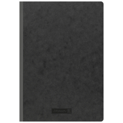 Notizbuch Premium FACT!plus Kladde | A4, liniert, schwarz