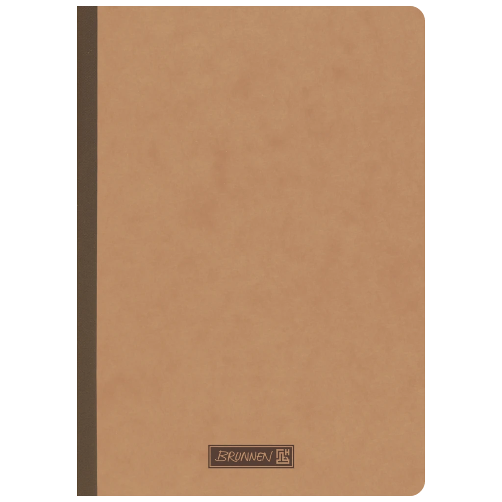 Notizbuch Premium FACT!plus Kladde | A5, liniert, braun