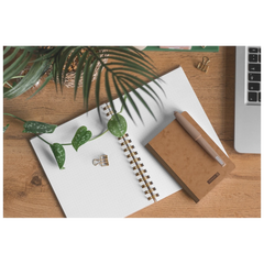 Notizbuch Premium FACT!plus Kladde | A6, unliniert, braun