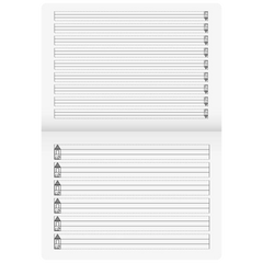 Schreiblernheft | A4 quer, Lineatur VA, 16 Blatt, grün