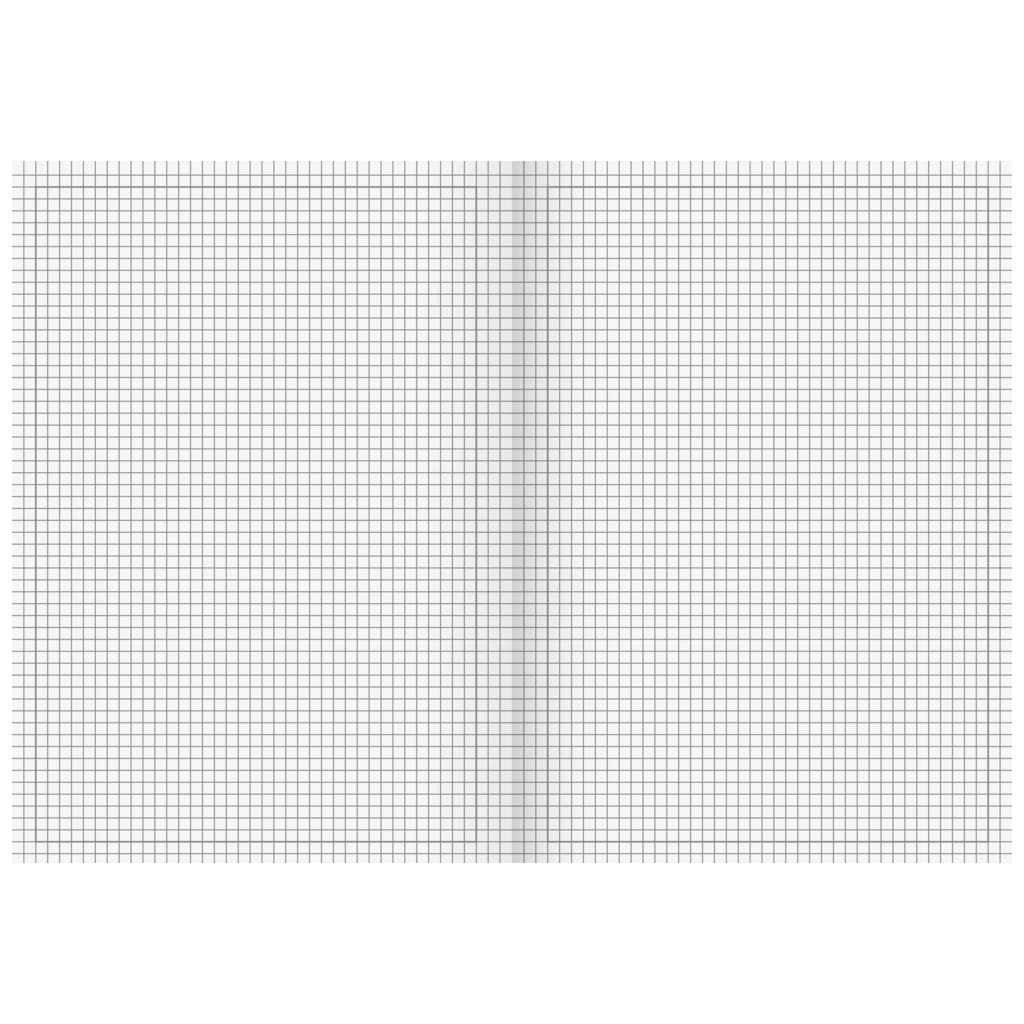 Schulheft Recycling | A4, Lineatur 40, 16 Blatt, grün/grau