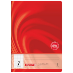 Schulheft Premium Vivendi | A4, Lineatur 7, 32 Blatt, rot