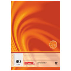 Schulheft Premium Vivendi | A4, Lineatur 40, 32 Blatt, orange