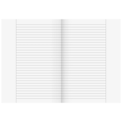 Oberschulheft | A4, Lineatur 25, 20 Blatt, schwarz