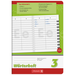 Wörterheft | A5, Lineatur 3, 28 Blatt, grün