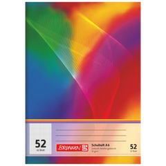 Schulheft | A6, Lineatur 52, 32 Blatt, mehrfarbig