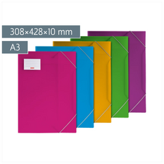 Sammelmappe FACT!pp | A3, Füllhöhe: 10 mm, sortiert