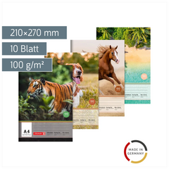 Zeichenblock | A4, 10 Blatt, sortiert