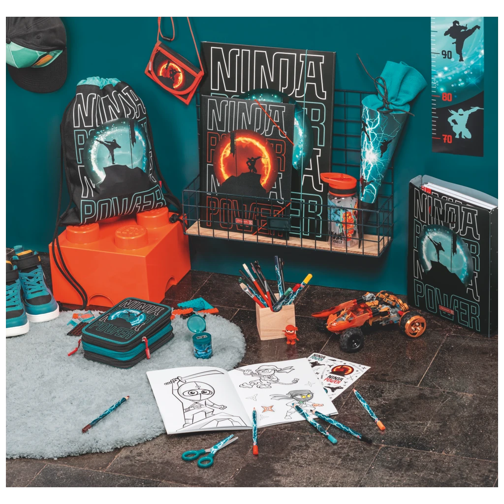 Schultüte Ninja Power | petrol/schwarz