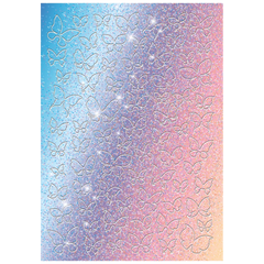 Ausmalheft Magic Butterfly | 32 Blatt, rosarot/lila