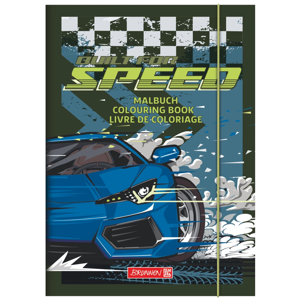 Ausmalheft Fast Wheels | 32 Blatt