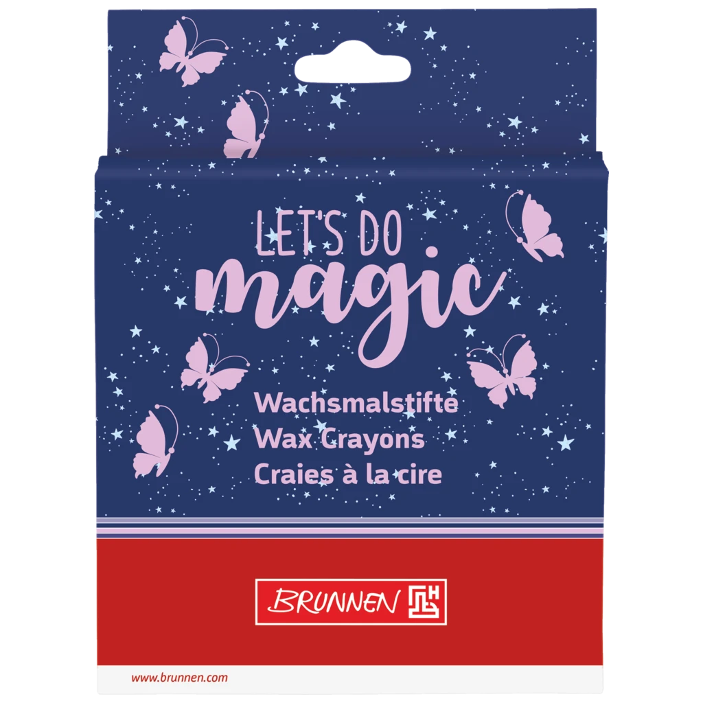 Wachsmalstifte-Set Magic Butterfly | 8 Stück