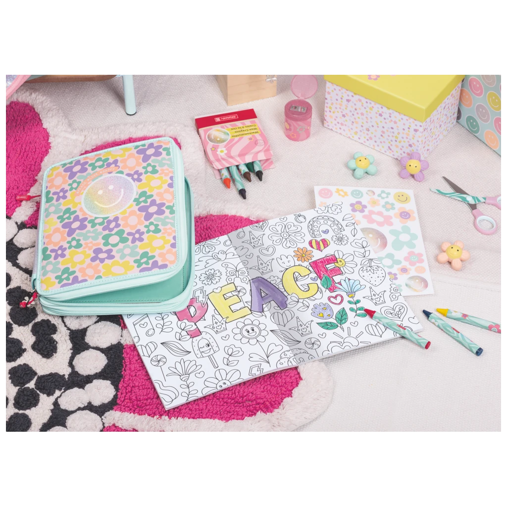 Wachsmalstifte-Set Happy Hippie | 8 Stück