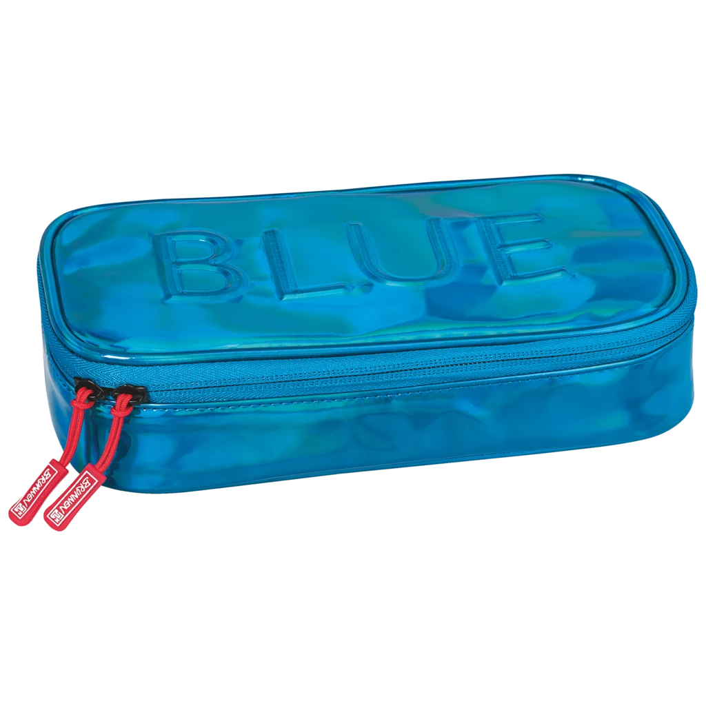 Schlampermäppchen „Electric“ | 1 Klappe(n), blue