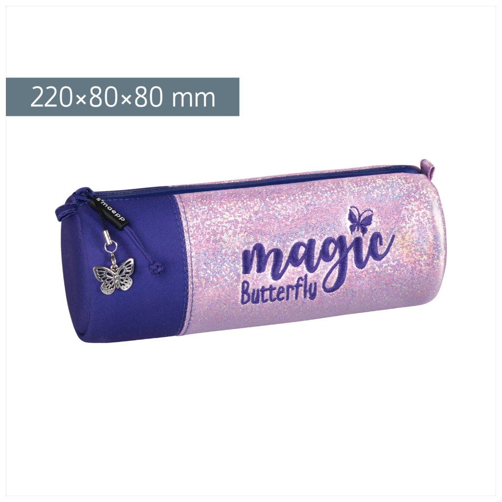 Schlampermäppchen s'maepp M Magic Butterfly | rosarot/lila