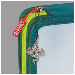 Federmäppchen Drago | 3 Reißverschlüsse, blau
