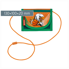 Brustbeutel Sporty Animals | orange/mehrfarbig