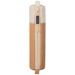 Schlampermäppchen s'maepp S „Cork“ | creme/braun