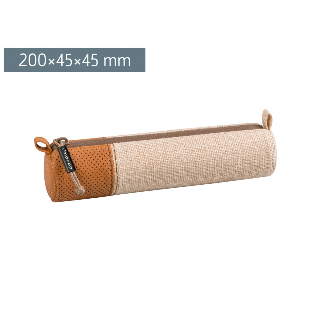 Schlampermäppchen s'maepp S „Perforated“ | beige/braun