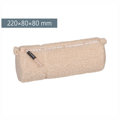 Schlampermäppchen s'maepp M „Plüsch“ | beige