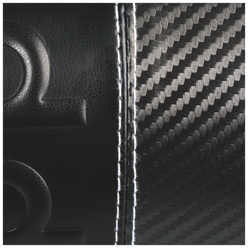 Schlampermäppchen s'maepp M „Carbon“ | schwarz/silber