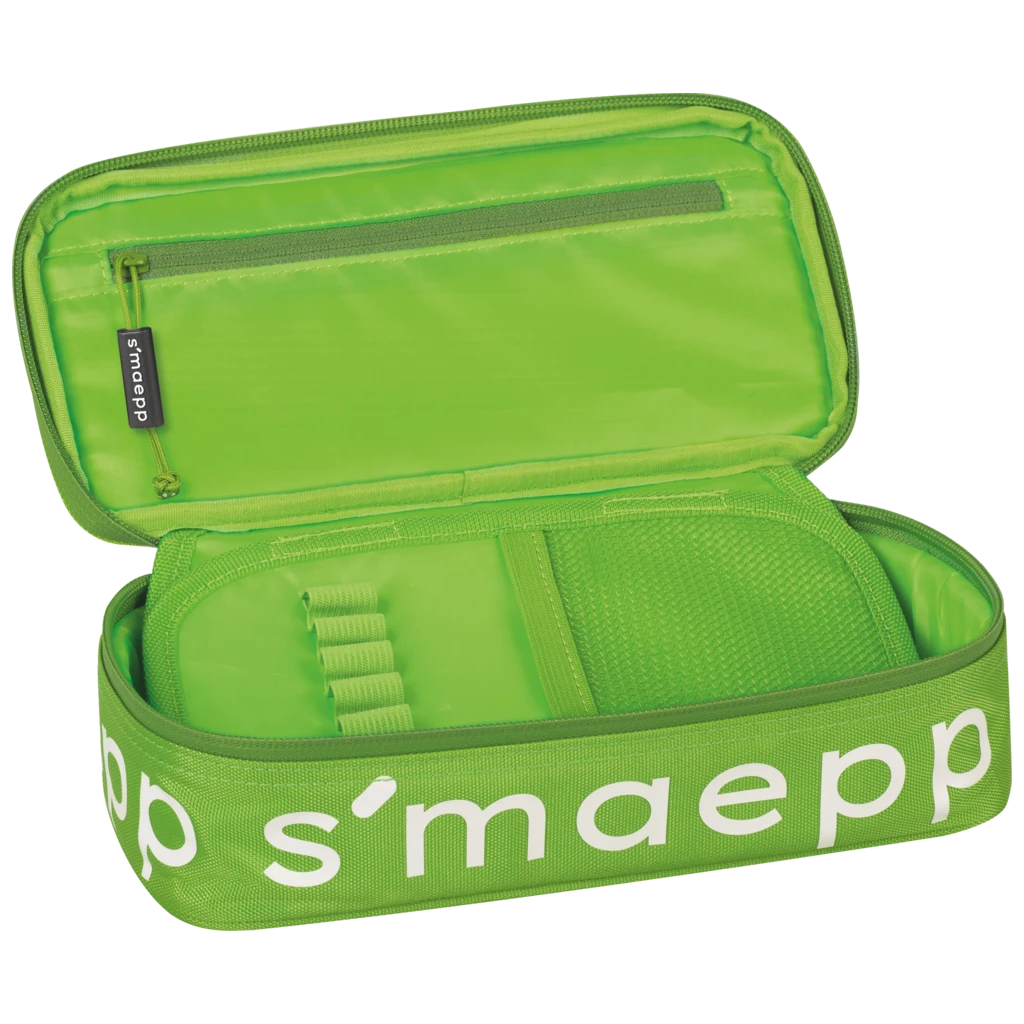 Schlampermäppchen s'maepp XL Colour Code | 1 Klappe(n), kiwi