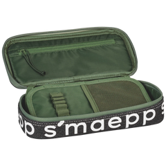 Schlampermäppchen s'maepp XL „Urban Classic“ | 1 Klappe(n), grün/dunkelgrau
