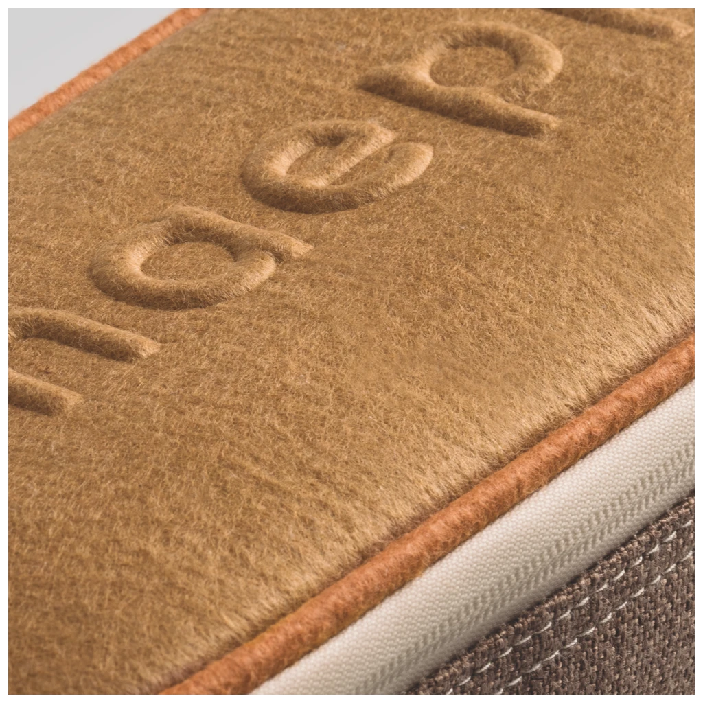 Schlampermäppchen s'maepp XL „Felt“ | 1 Klappe(n), braun