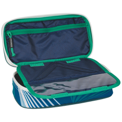 Schlampermäppchen s'maepp XL Sporty Animals | 1 Klappe(n), blau/grün