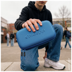 Schlampermäppchen s'maepp XL Hardcase Colour Code | 1 Klappe(n), azur
