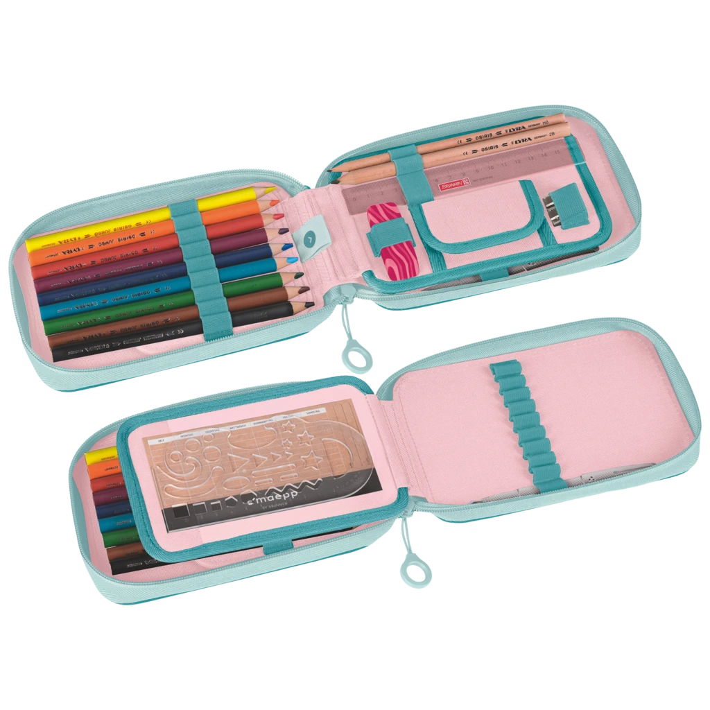 Federmäppchen s'maepp Sunny Ocean | gold irisierend/mehrfarbig, pastell