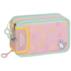 Federmäppchen s'maepp „Sweet Unicorn“ | 3 Reißverschlüsse, mehrfarbig, pastell