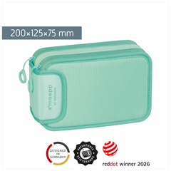 Federmäppchen s'maepp Colour Code | 3 Reißverschlüsse, mint