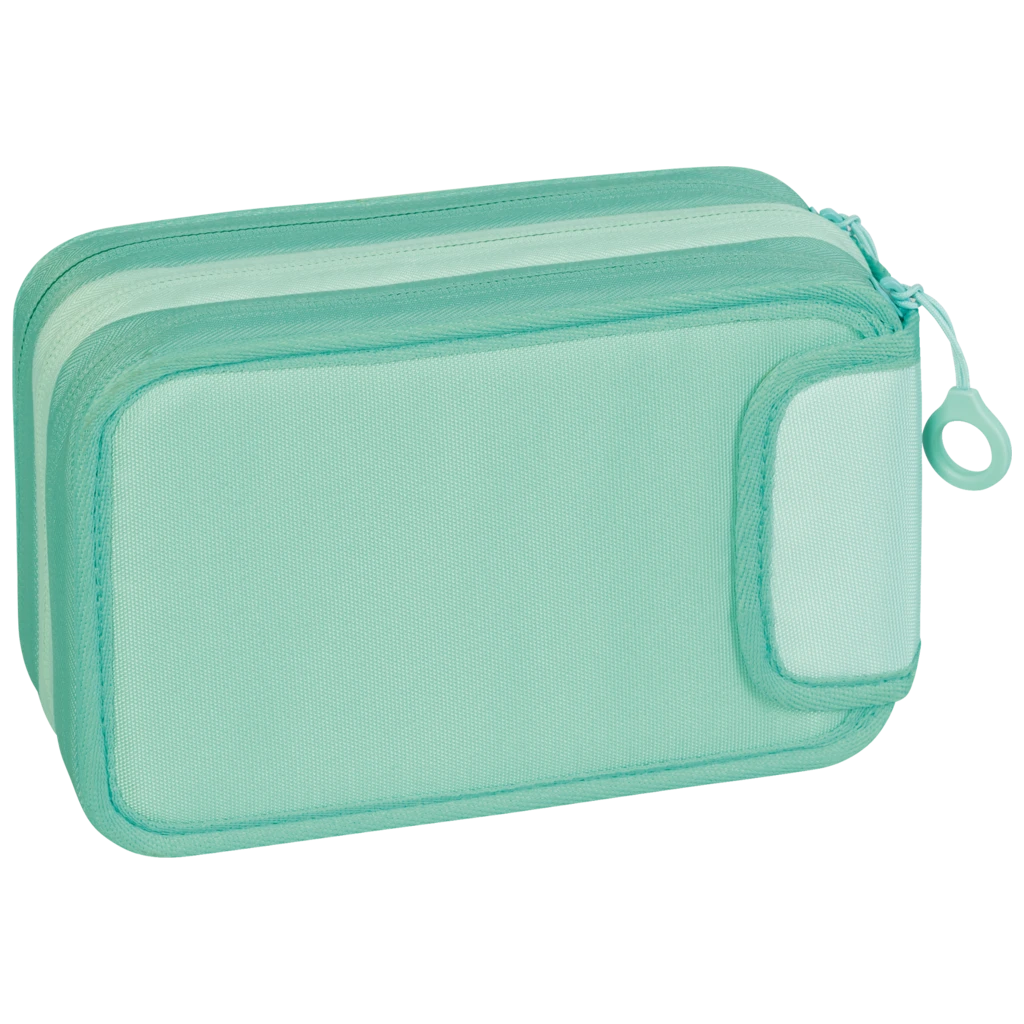 Federmäppchen s'maepp Colour Code | 3 Reißverschlüsse, mint