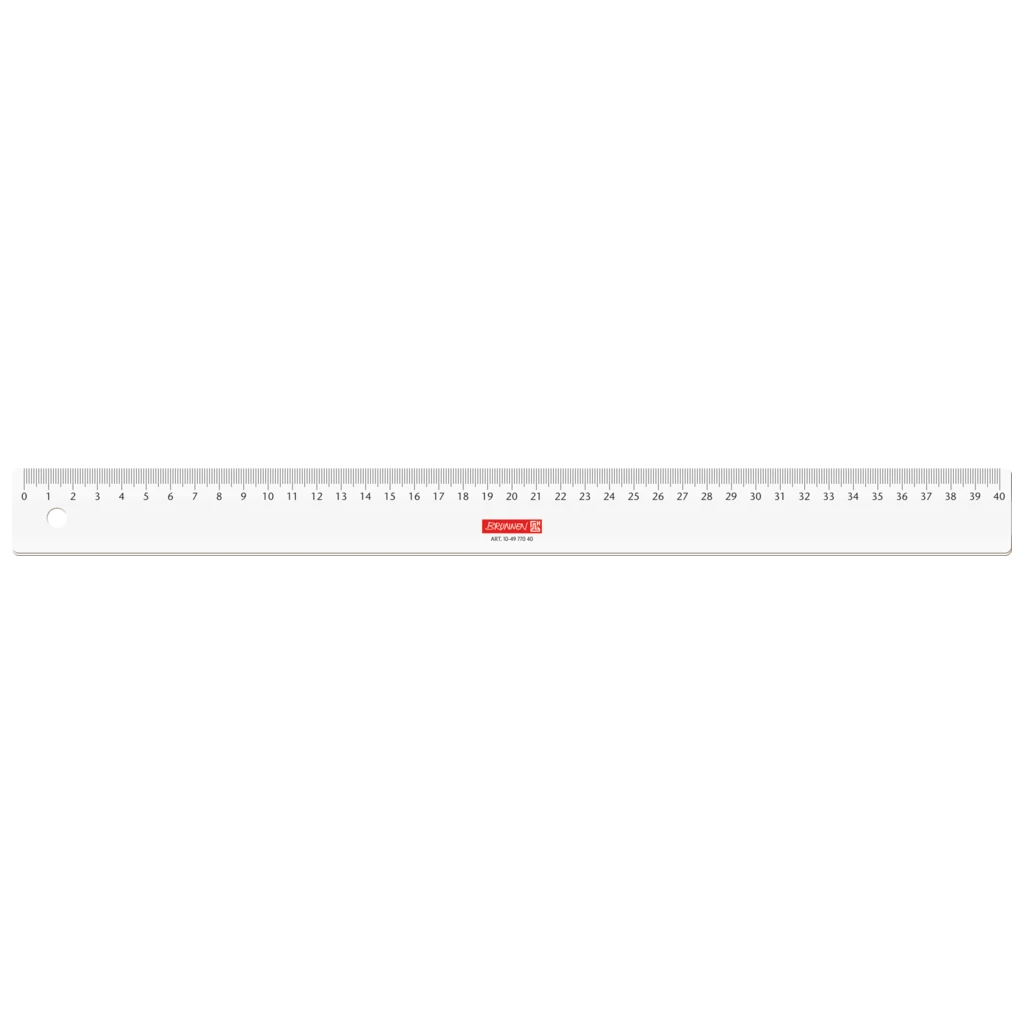 Lineal | 40 cm, glasklar