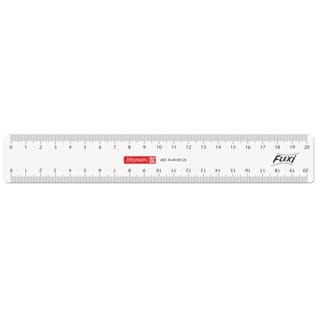 Flexi-Lineal | 20 cm, glasklar
