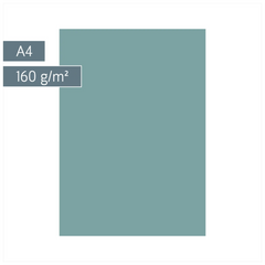 Multifunktionspapier Universalpapier | A4, 160 g/m², petrol, 25 Blatt