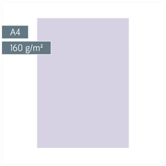 Multifunktionspapier Universalpapier | A4, 160 g/m², lilac, 25 Blatt