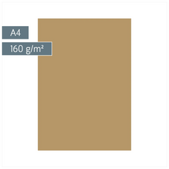 Multifunktionspapier Universalpapier | A4, 160 g/m², sand, 25 Blatt