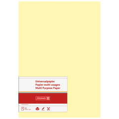 Multifunktionspapier Universalpapier | A4, 80 g/m², hellgelb, 50 Blatt