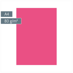 Multifunktionspapier Universalpapier | A4, 80 g/m², fuchsia, 50 Blatt