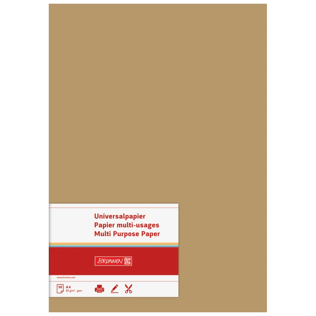 Multifunktionspapier Universalpapier | A4, 80 g/m², sand, 50 Blatt