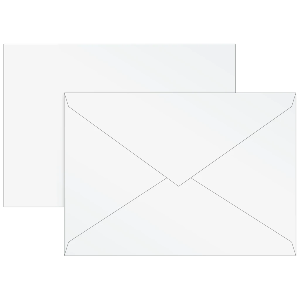 Briefumschläge Universalpapier | C6, 80 g/m², perlweiß, 10 Stück