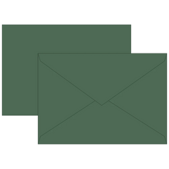 Briefumschläge Universalpapier | C6, 80 g/m², moosgrün, 10 Stück