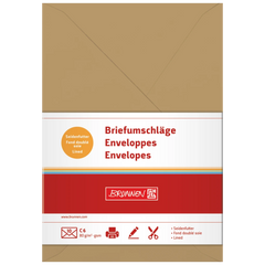Briefumschläge Universalpapier | C6, 80 g/m², sand, 10 Stück