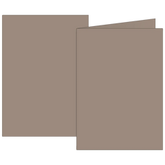 Klappkarten Universalpapier | A6, 105×150 mm, 160 g/m², taupe, 10 Stück