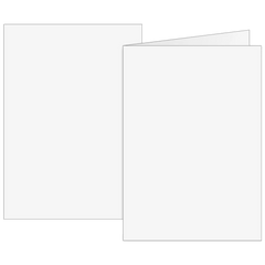 Klappkarten Universalpapier | B6, 225 g/m², weiß, 10 Stück